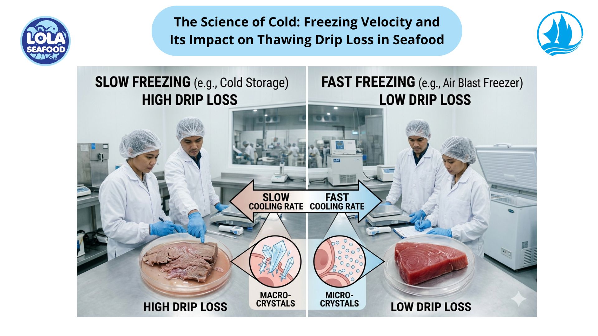 The Science of Cold: Freezing Velocity and Its Impact on Thawing Drip Loss in Seafood